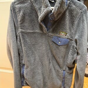 L.L. Bean Charcoal Fleece Jacket